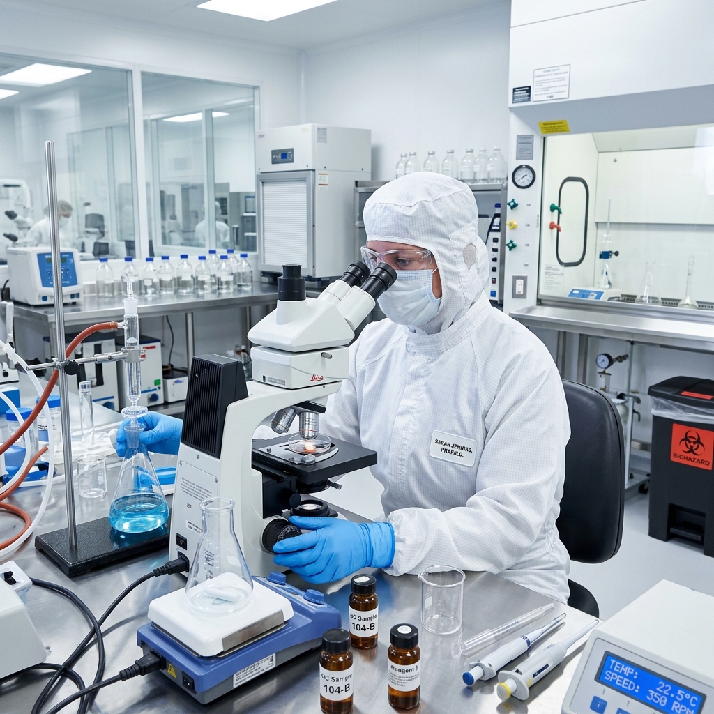 Pharmaceutical quality laboratory